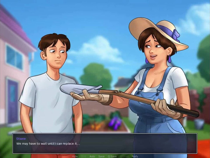 Dirty GamesXxX: Summertime Saga: Sexy MILF and her garden-Ep5