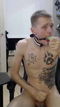 Endo Jerk off with Gag