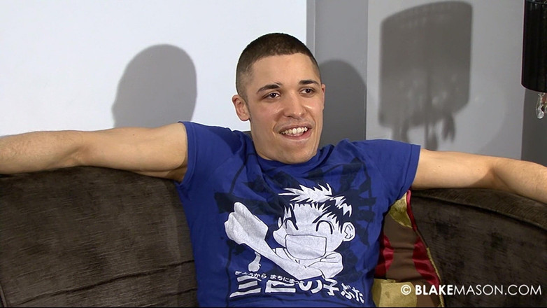 Blake Mason: Fit Martial Artist Max Wanks His Straight Dick