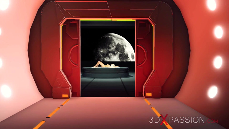 3dxpassion-transgender: Gadis 3d kontol super seksi ngentot cewek pirang sange di stasiun...