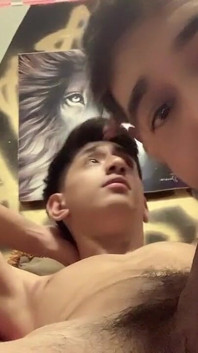 Jock Gets Blowjob Bottom View