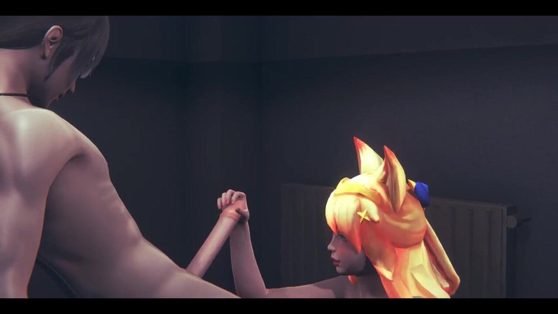 HentaiTubes: Lol Hentai - Melancap Ahri Star Guardian - filem anime manga Jepun...