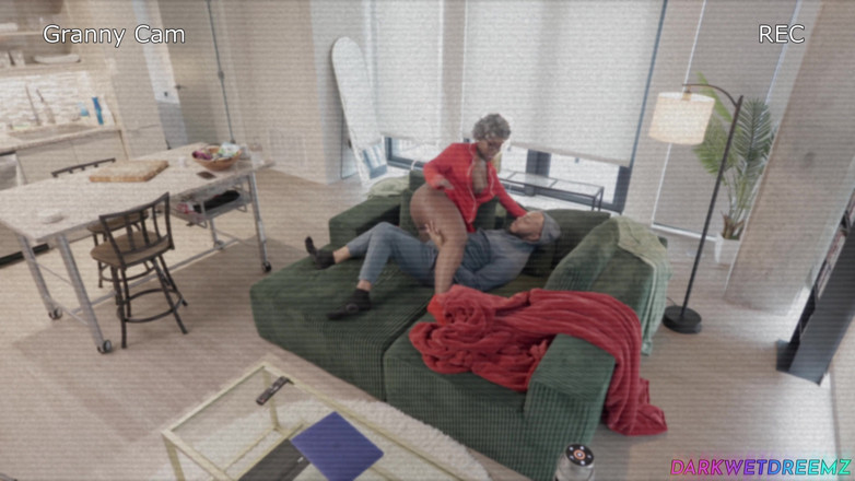 Dark Wet Dreemz: Betrapt oma op camera terwijl ze mijn man neukte