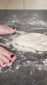 Squishing Pizza Dough