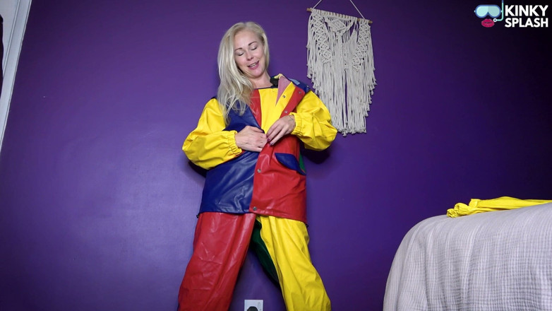 UKCuteGirl Lucy Lauren: Stepmommy Dresses You in Rainwear &amp; Waders - Handcuffed Hands &amp; No Touching