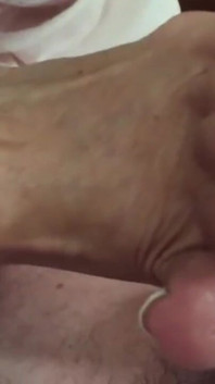 Stepaunt Annette Talks While Giving High Arch Footjob
