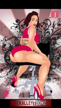 Jaz's Sexy Thick Big Ass Chair Dance