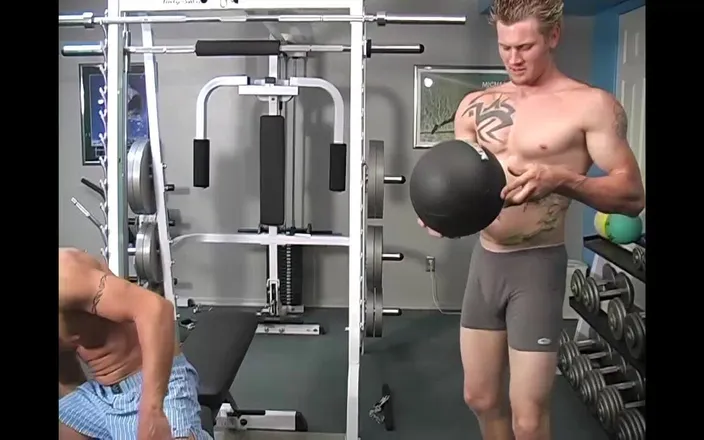 Jay's Amateur Straight Guys: Jasin Axe &amp; Fred "workout"
