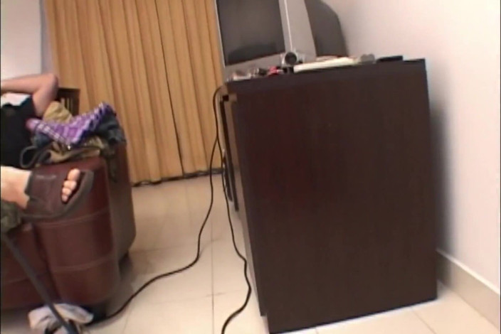 Femdom Austria TS: Universitária travesti fodida no cu