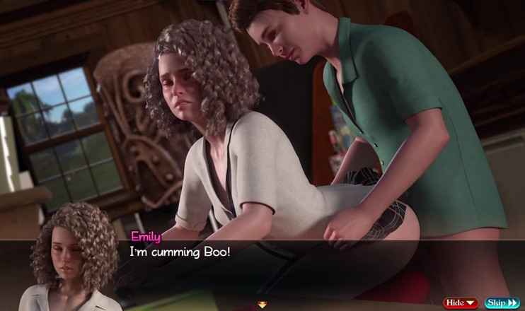 Porngame201: Treasure of Nadia - sagoscener #6 - två brudar som lär sig sex...