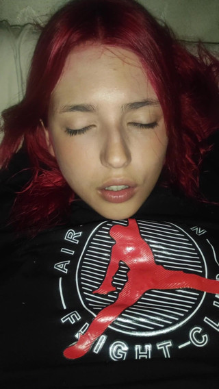 Endemoniados: Super blowjob and fuck from a skinny redhead teen at...
