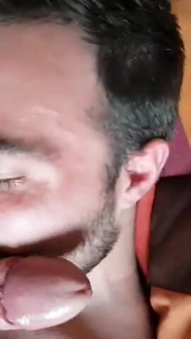 Bisexual love: Stepdaddy train me for blowjob r0xy BigDaDDDy