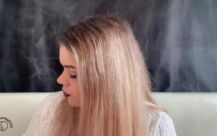 Your fantasy studio: Smoking Fetish with Nice Makeup and Smoke Rings