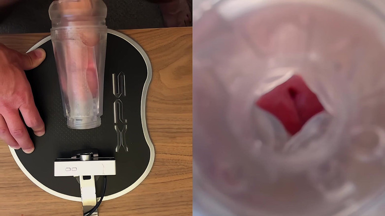 NakedFoxx: Doble cam fleshlight follada y orgasmo intenso: ¡dentro de la explosión...