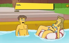 Mansion - Part 23 Swimming Naked and Cowgirl POV by Loveskysanx