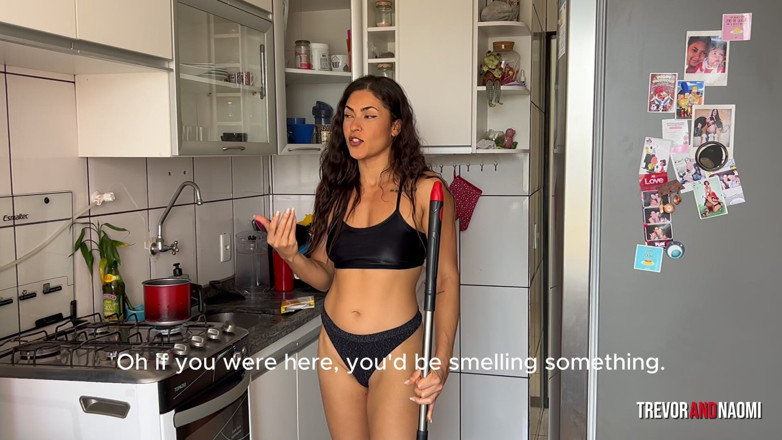 Trevor and Naomi: She Was Just Making Coffee… Until Someone Walked in