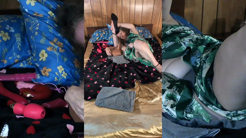 Elaras Pan: Dildo play leva a comer buceta e chupar pau