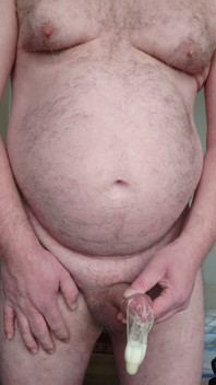Buzdan Sperm Olan Kullanılmış Prezervatifimde Azgınım