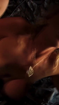 Horny Blonde Gets Naughty in Her Husband’s Mining Hideaway