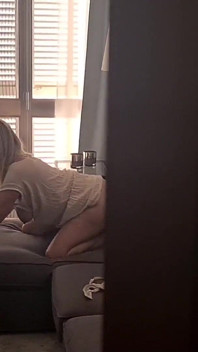 Licked and Fucked by a Voyeur!