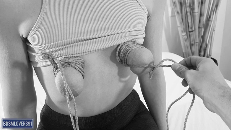 Bdsmlovers91: Küçük memeli shibari çıkmaz esareti