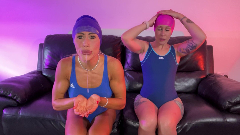 CALLIE ROKS: Latex Swimming Cap Fetish Worship
