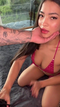 Creampie! Beautiful Colombian Woman Gets Wildly Fucked on a Rainy Day