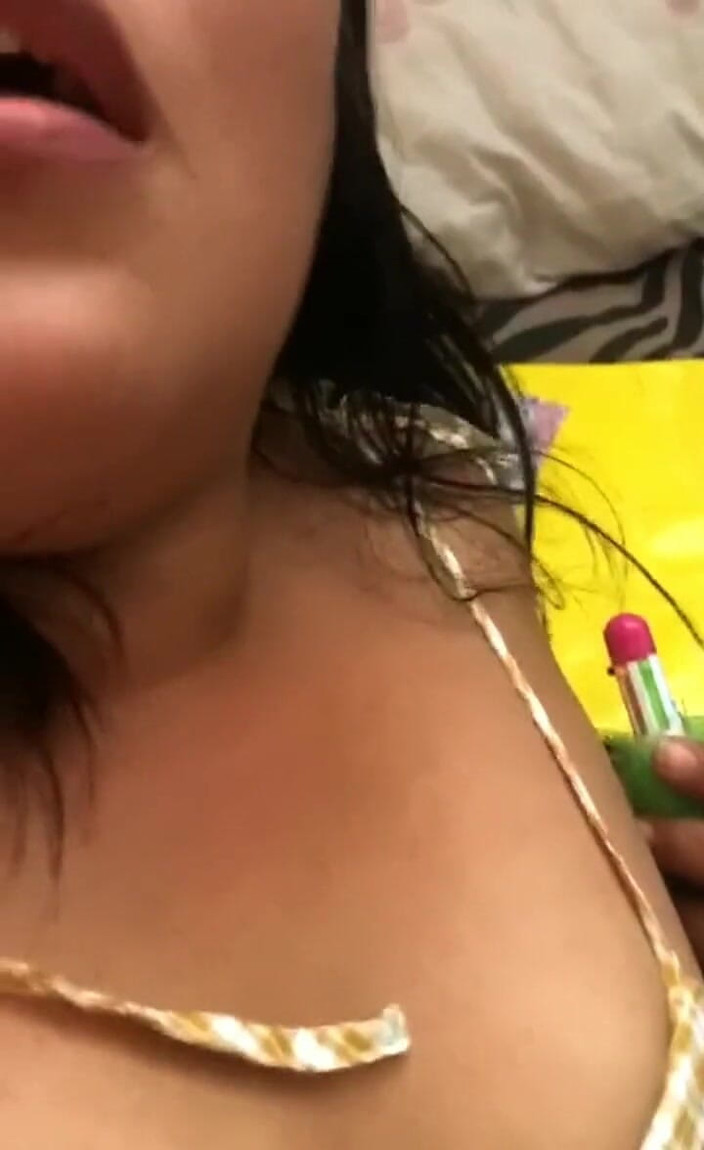 Carla Villalobos: Slutty Wife Masturbates with a Thick Cock