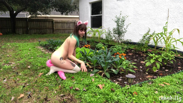 kactus kutie: Кошечка кончает в Кале