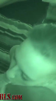 Amateur couple has smokin hot sex by the fire