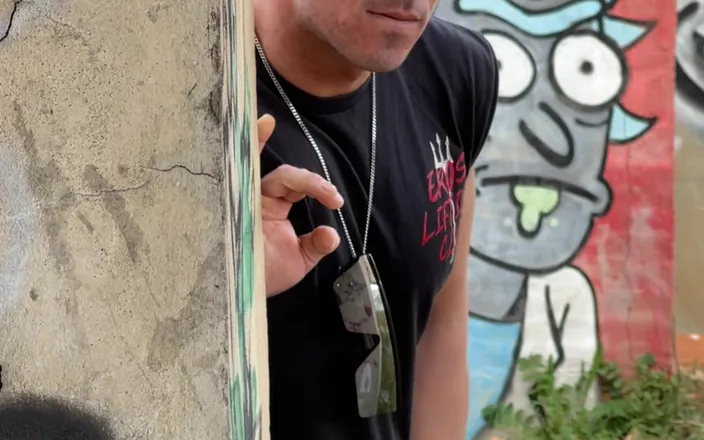 Carlos and Hector: Caught Him Jerking off in the Ruins - I Watch, He...