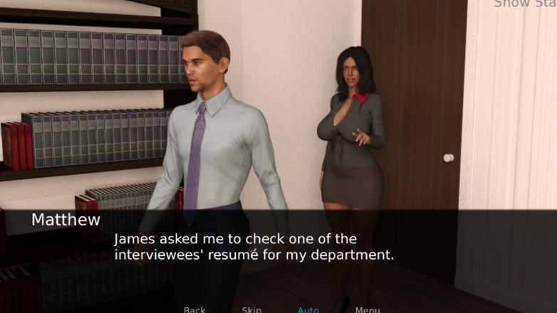 Johannes Gaming: Project Hot Wife - Merry love to masturbate at the office.