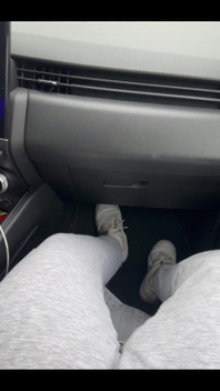 Playing with My Big Pussylips in the Car