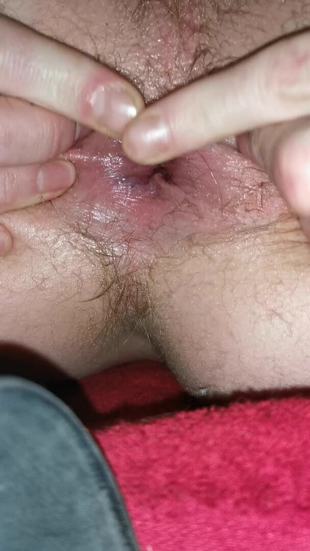 Justin Schell: Nahaufnahme meines engen prolaps-anus.