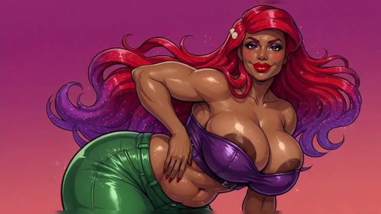 Huge Boobs: Seductive Indian Redhead Animation