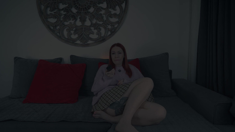 Toma Mur: Step Mom Masturbates Next to Step Son on Couch Till...