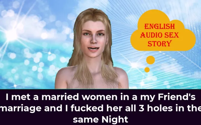 English audio sex story: I Met a Married Women in a My Friend's Marriage...