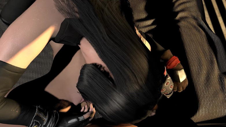 Wraith ward: クラウドが三人でいるティファとジェシー - ファイナルファンタジー