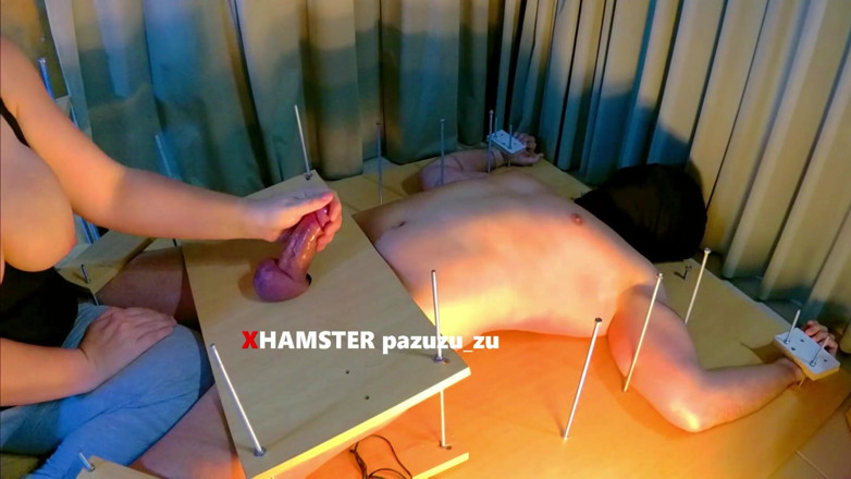Pazuzu_zu: 발 간지럼 + cbt + 애타게 핸잡 + 망가진 오르가즘 + 포스트 오르가즘