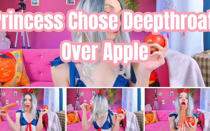 Kinky Passion: Prinzessin wählte halsfick über apfel