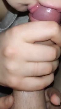 Quick Blowjob in Car | No Cum