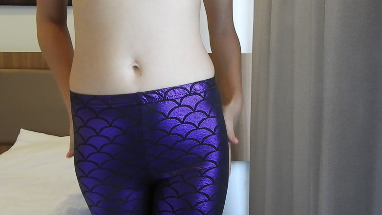 MissAnja_FH: Adorazione del culo in leggings lucidi/ istruzioni per sborrare