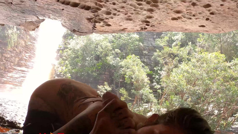 Alemao Hub: Dreadhot Gets Fucked Raw in a Cave - Risky Outdoor Sex