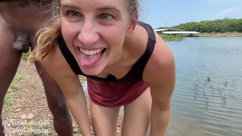 TrixieLove: MILF's Wild Hike W/bbc - Deepthroat, Anal, Rimming, Creampie