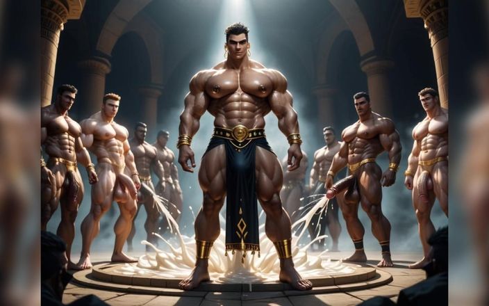 Boycum: Ai fisiculturista masturba bunda gay