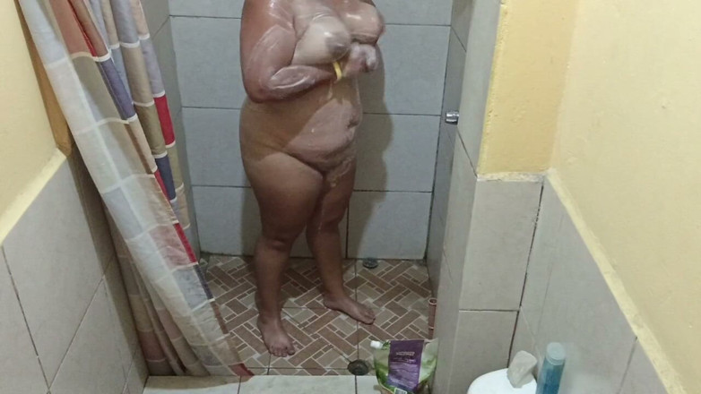 Stepmom_with_big_tits: This Shower Ended up Being Very Hot Because My Breasts...