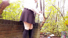 ChubbyBunny: Skool dívka přeskočí třídu, aby si hrála v lese