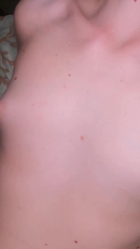 A Student with Tiny Tits Sucks Her Boyfriend's Dick!