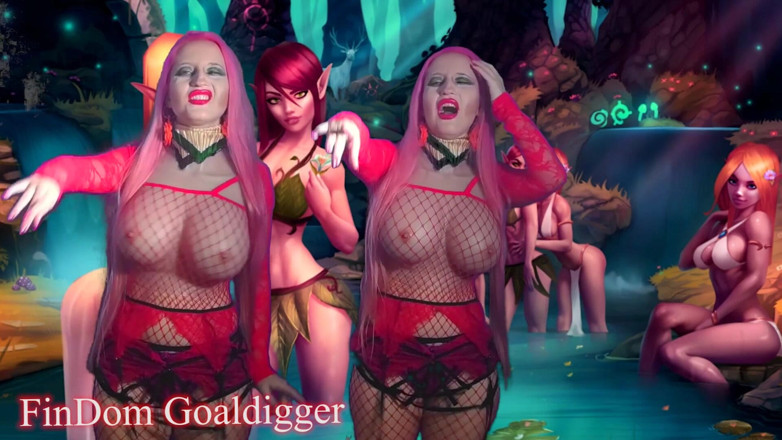 FinDom Goaldigger: 压力消失只是撸管指挥