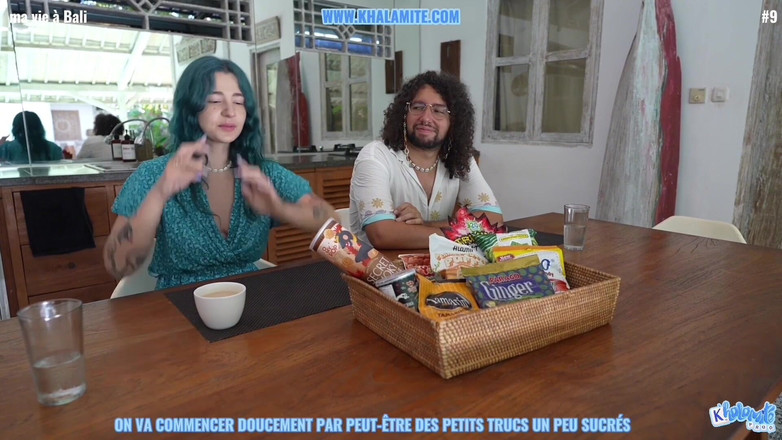 Khalamite: They Enjoy Asian Snacks and Then She Tastes His Cock -...